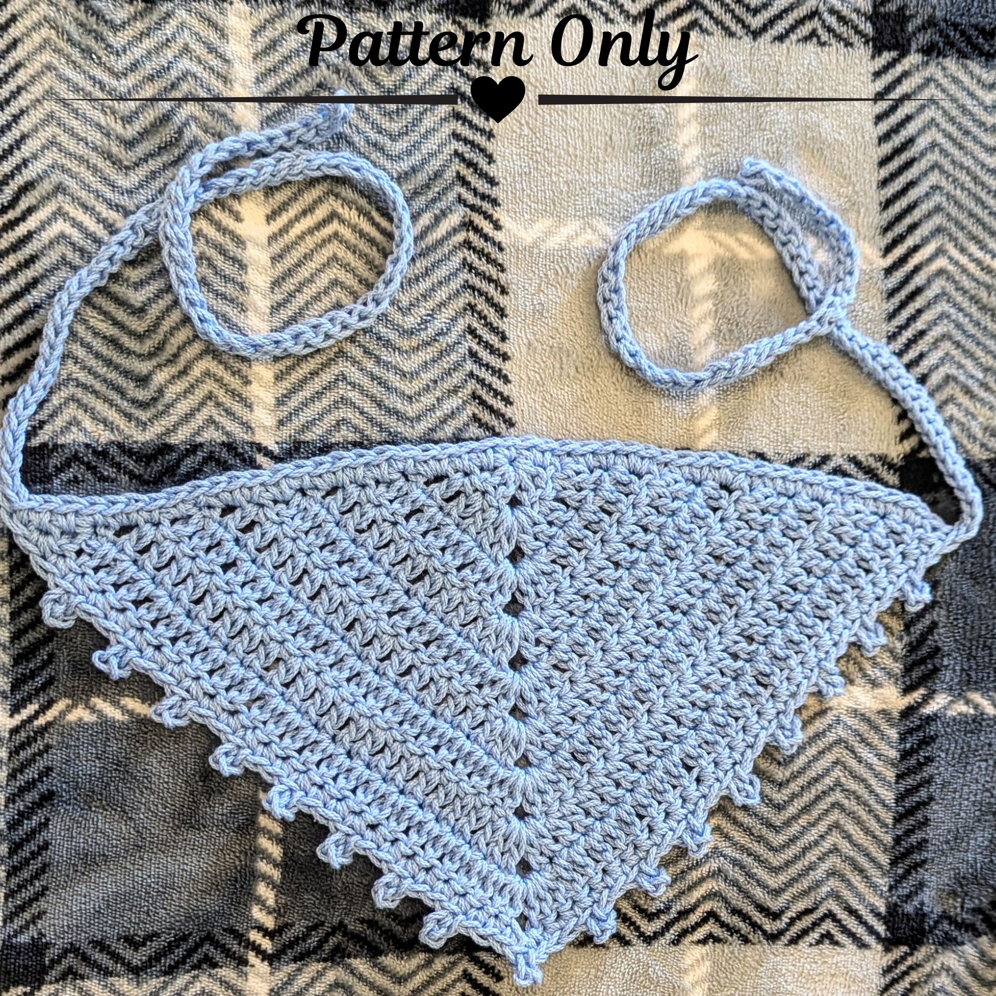 Double Crochet Hair Bandana Pattern