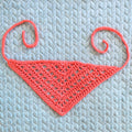 Lacey Double Crochet Hair Bandana